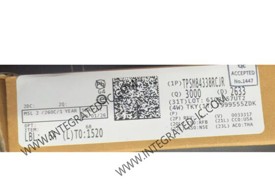 TPSM84338RCJR 3A সিঙ্ক্রোনিক বক পাওয়ার মডিউল ব্যবহারকারীর নির্বাচনযোগ্য মোড সহ ইন্টিগ্রেটেড সার্কিট চিপ