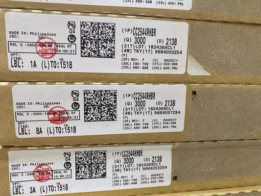 ইন্টিগ্রেটেড সার্কিট CC2544RHBR 2.4 GHz RF ভ্যালু লাইন SoC 32kB ফ্ল্যাশ USB SPI এবং UART সহ
