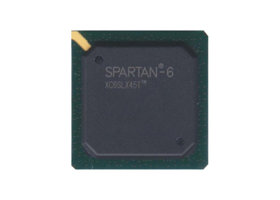 ইন্টিগ্রেটেড সার্কিট চিপ XC6SLX45-2FGG484I FPGA IC হাই স্পিড সিরিয়াল কানেক্টিভিটি