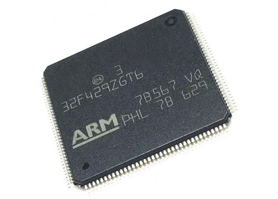 STM32F429ZGT6 ইন্টিগ্রেটেড IC ARM কর্টেক্স M4 মাইক্রোকন্ট্রোলার চিপ 144LQFP একক কোর