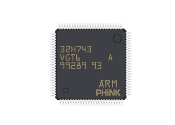 একক কোর 32 বিট MCU STM32H743VGT6 আর্ম কর্টেক্স M7 MCU ফ্ল্যাশ 1MB RAM