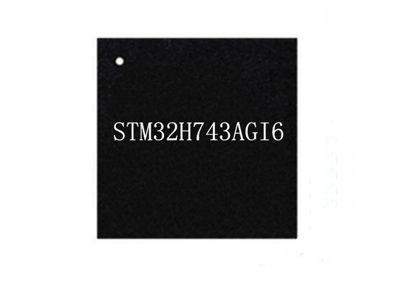 480MHz STM32H743AGI6 32 বিট মাইক্রোকন্ট্রোলার 169UFBGA একক কোর মাইক্রোকন্ট্রোলার MCU