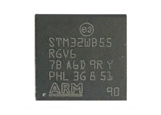6dBm মাইক্রোকন্ট্রোলার MCU STM32WB55RGV6 68VFQFN ডুয়াল কোর মাল্টিপ্রোটোকল ওয়্যারলেস MCU