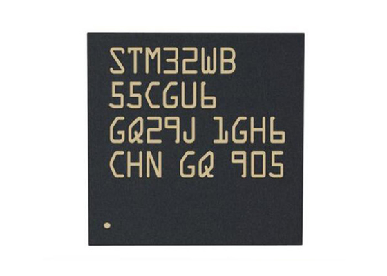 মাইক্রোকন্ট্রোলার MCU STM32WB55CGU6 RF ট্রান্সসিভার ICs 48UFQFN আর্ম কর্টেক্স M4 MCU