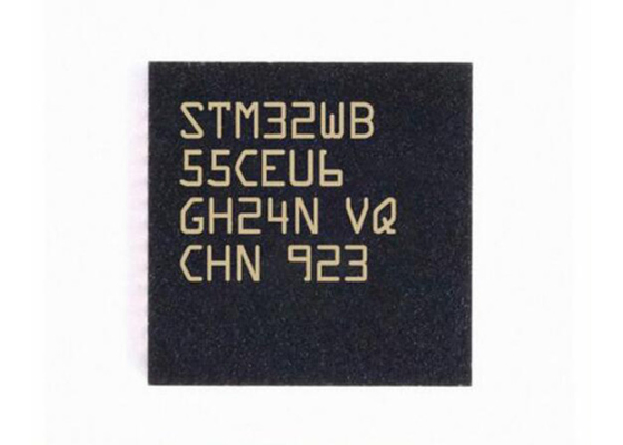 2Mbps STM32WB55CEU6 মাইক্রোকন্ট্রোলার MCU 48UFQFN মাল্টিপ্রোটোকল ওয়্যারলেস 32Bit MCU