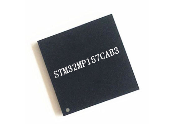 মাইক্রোকন্ট্রোলার MCU STM32MP157CAB3 32-বিট 2 কোর এমবেডেড মাইক্রোপ্রসেসর