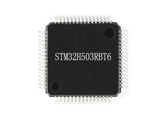 মাইক্রোকন্ট্রোলার MCU STM32H503RBT6 LQFP64 250MHz মাইক্রোকন্ট্রোলার IC 128KB ফ্ল্যাশ
