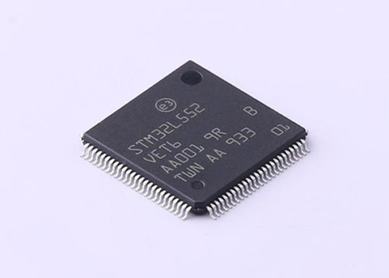 100-LQFP সারফেস মাউন্ট STM32L552VET6 ARM কর্টেক্স-M33 এমবেডেড মাইক্রোকন্ট্রোলার আইসি