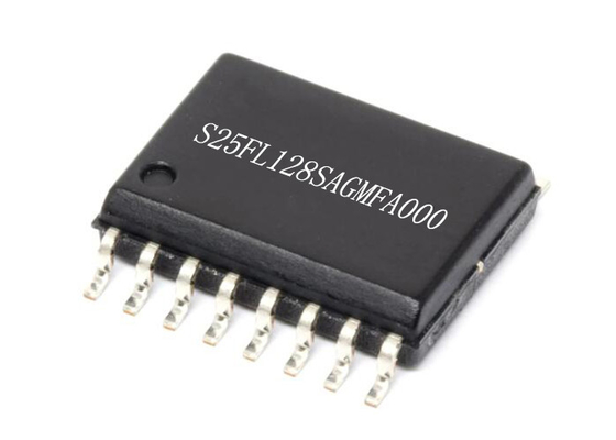 বা ফ্ল্যাশ মেমরি IC S25FL128SAGMFA000 16-SOIC 128Mbit ইন্টিগ্রেটেড সার্কিট চিপ