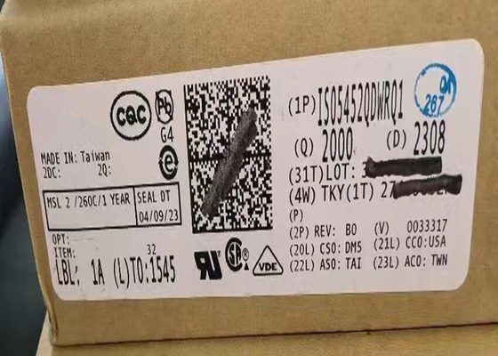 ISO5452QDWRQ1 2.7A 5.5A গেট ড্রাইভার IC ক্যাপাসিটিভ কাপলিং 5700Vrms 1 চ্যানেল 16-SOIC