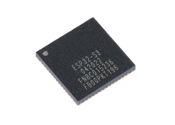 BT IC ESP32-S3R8V লো পাওয়ার RF ট্রান্সসিভার ICs 56-QFN 2.4GHz WiFi BT v5.0 LE SoC