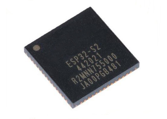 লো পাওয়ার ESP32-S2R2 BT IC 56-VFQFN 2.4GHz ওয়াইফাই সিস্টেম অন চিপ 150Mbps IC চিপস