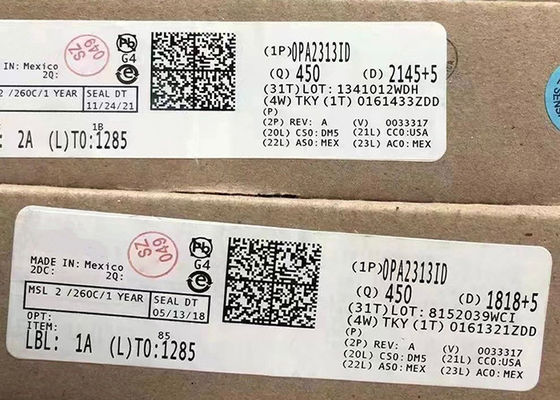 ইন্টিগ্রেটেড সার্কিট চিপ OPA2313ID সাধারণ উদ্দেশ্য এম্প্লিফায়ার 2 সার্কিট রেল-টু-রেল 8-SOIC