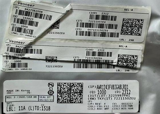 আরএফ ট্রান্সিভার আইসি AWR1243FVBIGABLRQ1 সিঙ্গল-চিপ এফএমসিডাব্লু ট্রান্সিভার 161-টিএফবিজিএ