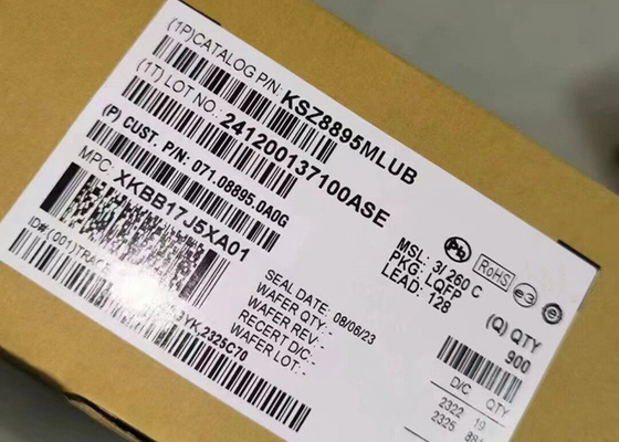 ইথারনেট আইসি KSZ8895MLUB ইন্টিগ্রেটেড 5-পোর্ট অটোমোটিভ ইথারনেট সুইচ LQFP-128