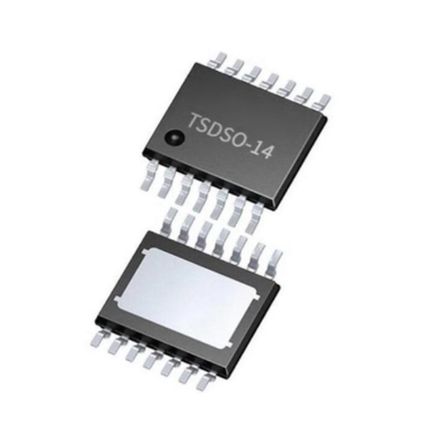 ইন্টিগ্রেটেড সার্কিট চিপ TLE75004-EPD SPI নিয়ন্ত্রিত 4 চ্যানেল লো সাইড সুইচ