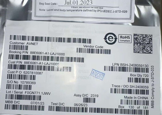 ইথারনেট আইসি 88E6061-A1-LAJ1I000 6-পোর্ট 100Mbps ইথারনেট সুইচ আইসি PQFP-128 প্যাকেজ