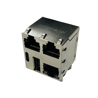 RJE7G588130112 সংযোগকারী মডুলার জ্যাক কম্বো সংযোগকারী 8POS সংমিশ্রণ সংযোগকারী