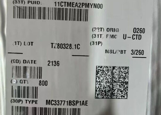 MC33771BSP1AE ইন্টিগ্রেটেড সার্কিট চিপ LQFP-64 লিথিয়াম আয়ন ব্যাটারি সেল নিয়ামক আইসি