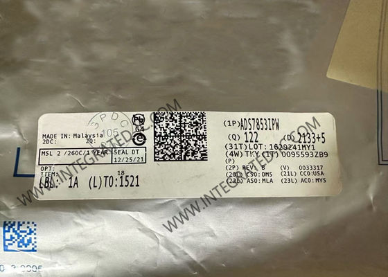 ADS7853IPW ইন্টিগ্রেটেড সার্কিট চিপ ডুয়াল হাই-স্পিড সিম্পল্যান্স-স্যাম্পলিং এনালগ-টু-ডিজিটাল কনভার্টার