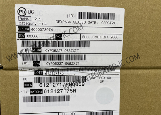 CYPD6227-96BZXI ইন্টিগ্রেটেড সার্কিট চিপ ডুয়াল পোর্ট ইউএসবি টাইপ-সি কন্ট্রোলার আইসি VFBGA96