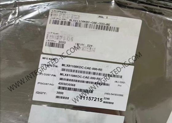 MLX81108KDC-CAE-000-RE ইন্টিগ্রেটেড সার্কিট চিপ সিঙ্গল চ্যানেল LIN RGB স্লেভ এম্বিয়েন্ট লাইট কন্ট্রোলার