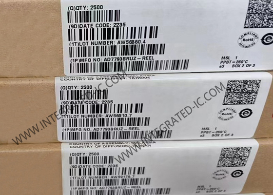 ইন্টিগ্রেটেড সার্কিট চিপ AD7793BRUZ 3 চ্যানেল কম গোলমাল 24 বিট সিগমা ডেল্টা এডিসি