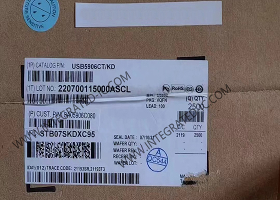 ইউএসবি ৫৯০৬সিটি/কেডি ইন্টিগ্রেটেড সার্কিট চিপ ৬ পোর্ট ইউএসবি ইউএসবি ৩.২ জেনারেল উচ্চতা-গতির স্মার্টহাবTM কন্ট্রোলার