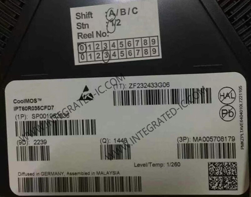 ইন্টিগ্রেটেড সার্কিট চিপ IPT60R035CFD7 109nC 351W পাওয়ার MOSFET ট্রানজিস্টর HSOF8