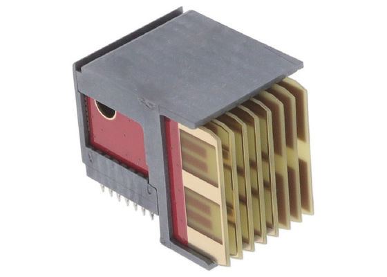 RVPX-P08VM2 সংযোজকগুলি P0 VITA 46 অর্ধ বাম শেষ ব্যাকপ্লেন সংযোগকারী