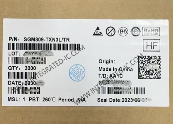 SGM809-TXN3L ইন্টিগ্রেটেড সার্কিট চিপ লো পাওয়ার ইন্টিগ্রেটেড মাইক্রোপ্রসেসর সুপারভাইজারি সার্কিট