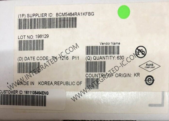 BCM5464RA1KFBG ইথারনেট আইসি কোয়াড-পোর্ট 10/100/1000BASE-T গিগাবাইট কপার ইথারনেট ট্রান্সিভার