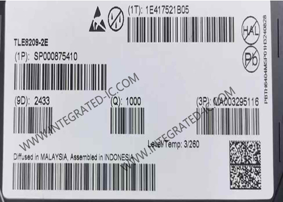 TLE8209-2E ইন্টিগ্রেটেড সার্কিট চিপ 8.6A SPI প্রোগ্রামযোগ্য এইচ-ব্রিজ আইসি PG-DSO-20