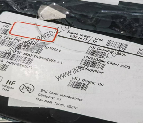 MAX15096GWE ইন্টিগ্রেটেড সার্কিট চিপ 6A ইন্টিগ্রেটেড হট-স্টাপ/ইলেকট্রনিক সার্কিট ব্রেকার