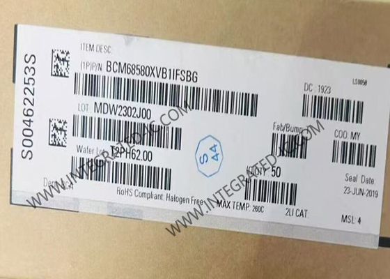 BCM68580XVB1IFSBG ইথারনেট আইসি নেটওয়ার্কিং আইসি 10G XPON ফাইবার হোম গেটওয়ে SoC