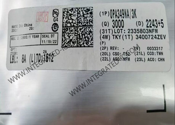 OPA349NA ইন্টিগ্রেটেড সার্কিট চিপ 70kHz রেল-টু-রেল সিএমওএস অপারেশনাল এম্প্লিফায়ার SOT-23-5