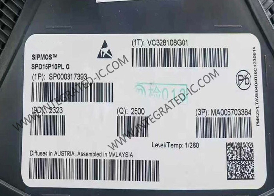 SPD15P10PL ইন্টিগ্রেটেড সার্কিট চিপ SIPMOS® পাওয়ার-ট্রানজিস্টর 100V পি-চ্যানেল পাওয়ার MOSFETs