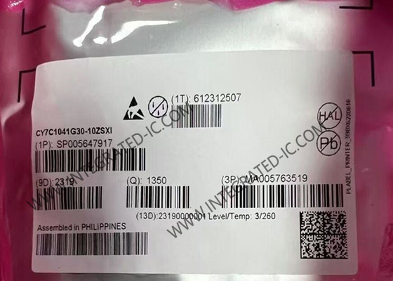 CY7C1041G30-10ZSXI মেমরি আইসি চিপ উচ্চ-কার্যকারিতা 4 এমবিট দ্রুত এসআরএএম মেমরি সমান্তরাল ইন্টারফেসের সাথে
