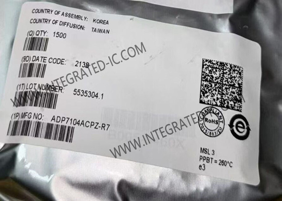 ADP7104ACPZ ইন্টিগ্রেটেড সার্কিট চিপ এলডিও লিনিয়ার রেগুলেটর 20V লো ড্রপআউট লিনিয়ার রেগুলেটর