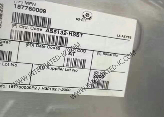 AS5132-HSST সেন্সর আইসি রোটারি এনকোডার 360o প্রোগ্রামযোগ্য উচ্চ গতির চৌম্বকীয় অবস্থান সেন্সর