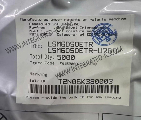 LSM6DSOETR সেন্সর IC 6-অক্ষের IMU LGA-14L iNEMO 6DoF ইনার্শিয়াল পরিমাপ ইউনিট