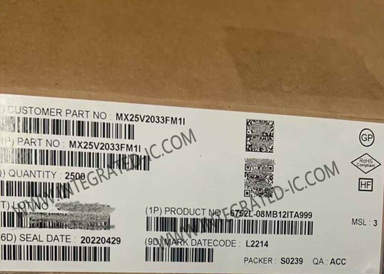 MX25V2033FM1I মেমরি আইসি চিপ 2Mbits CMOS MXSMIO® Serial NOR ফ্ল্যাশ মেমরি আইসি SOP-8