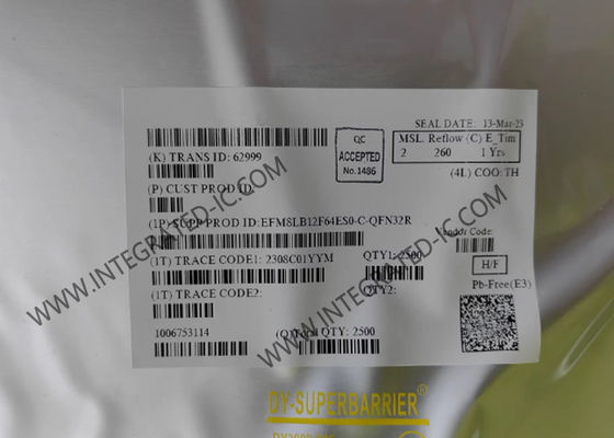 EFM8LB12F64ES0-C-QFN32R মাইক্রোকন্ট্রোলার MCU 72 MHz 8-বিট মাইক্রোকন্ট্রোলার QFN-32 প্যাক