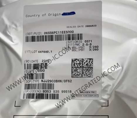NJJ29C0BHN ইন্টিগ্রেটেড সার্কিট চিপ লো ফ্রিকোয়েন্সি ড্রাইভার এবং রিসিভার আইসি নিরাপদ গাড়ি অ্যাক্সেস