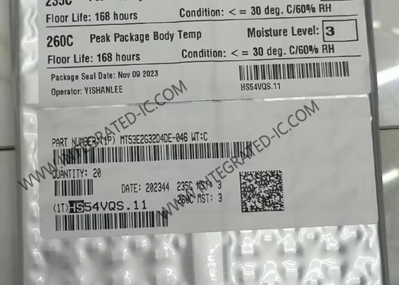 MT53E2G32D4DE-046 WT:C মেমরি আইসি চিপ 64Gbit সমান্তরাল DRAM LPDDR4X মেমরি আইসি TFBGA200