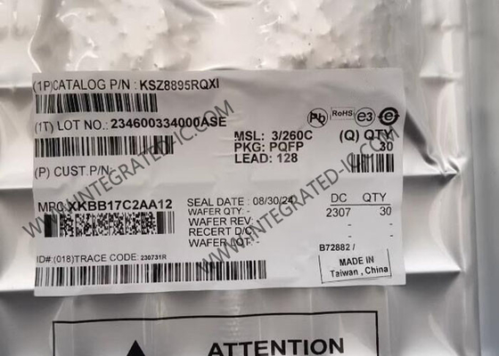 5পোর্ট ইন্টিগ্রেটেড সার্কিট চিপ KSZ8895RQXI KSZ8895 পরিচালিত ইথারনেট সুইচ আইসি