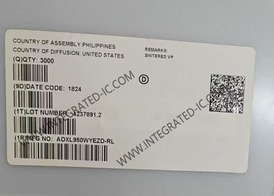 ADXL950WYEZD সেন্সর আইসি ডুয়াল স্পেকট্রাম অ্যাক্সিলারেশন সেন্সিং সহ একক অক্ষ অ্যাক্সিলারোমিটার