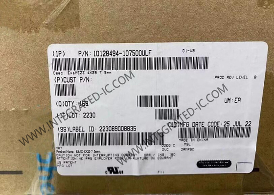 10128494-107500ULF সংযোগকারী 350POS ExaMEZZ 56Gb/s হাই স্পিড Mezzanine সংযোগকারী