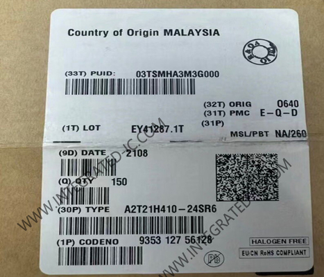 A2T21H410-24SR6 ইন্টিগ্রেটেড সার্কিট চিপ 28V এন-চ্যানেল এয়ারফাস্ট আরএফ পাওয়ার এলডিএমওএস ট্রানজিস্টর