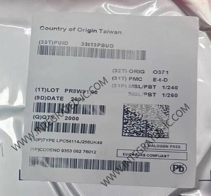 LPC54114J256UK49 মাইক্রোকন্ট্রোলার MCU 100MHz 32-বিট ডুয়াল কোর মাইক্রোকন্ট্রোলার WLCSP49